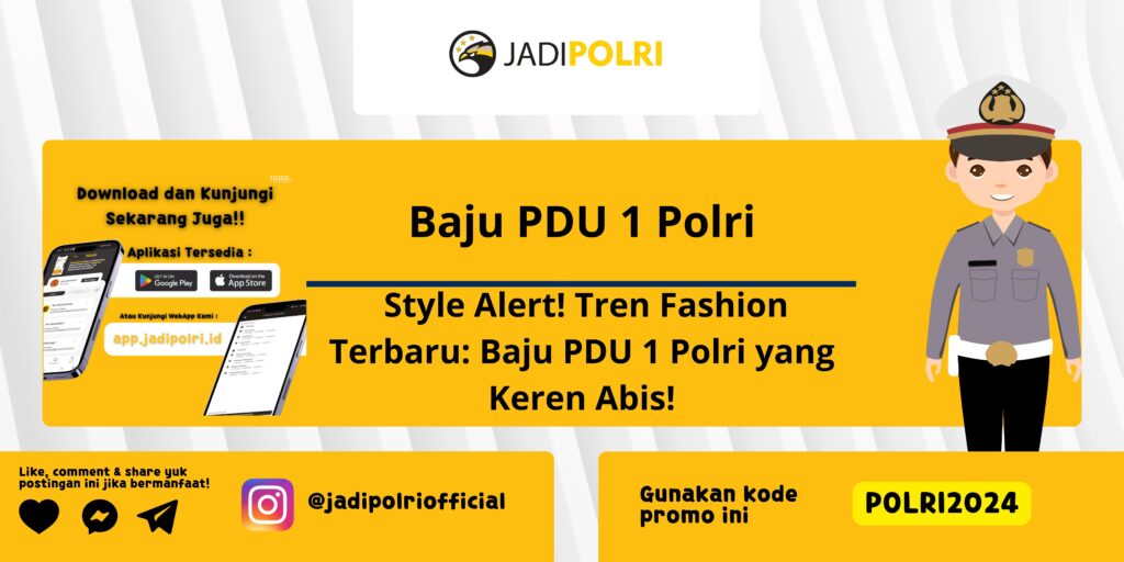 Baju PDU 1 Polri