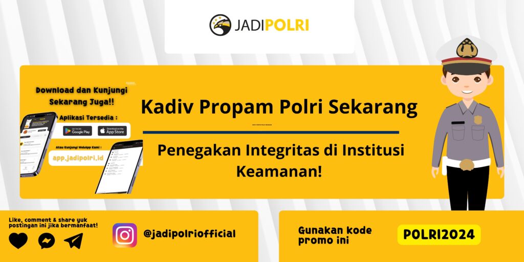 Kadiv Propam Polri Sekarang