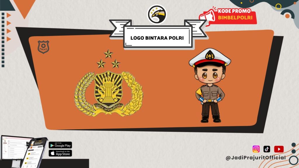 Logo Bintara Polri