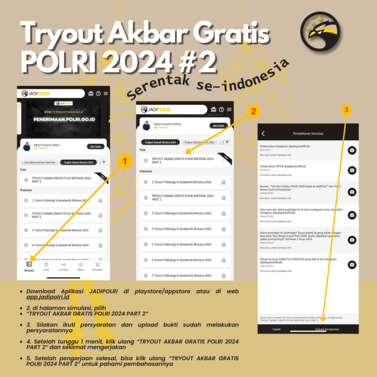 try out gratis tes polri