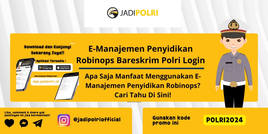 E-Manajemen Penyidikan Robinops Bareskrim Polri Login