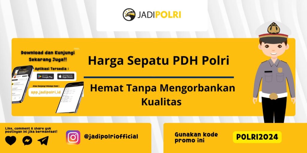 Harga Sepatu PDH polri